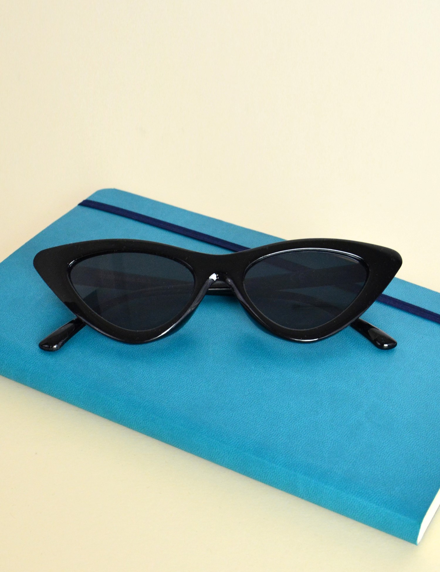 Γυναικεία γυαλιά cat eye κοκκάλινα μαύρα Premium S3082